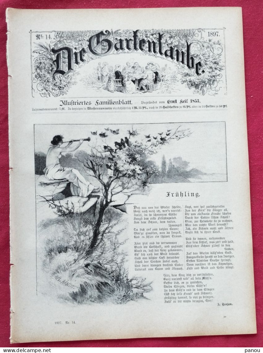 DIE GARTENLAUBE 1897 Nr 14. KAISER WILHELM I - Altri & Non Classificati