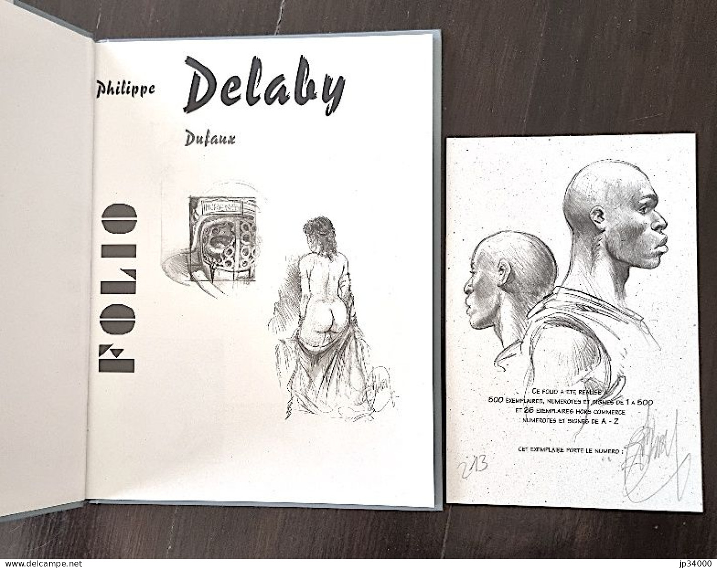 DUFAUX/DELABY - Folio Murena + 1 Ex Libris Numéroté Et Signé. Dargaud En 2001 - Murena