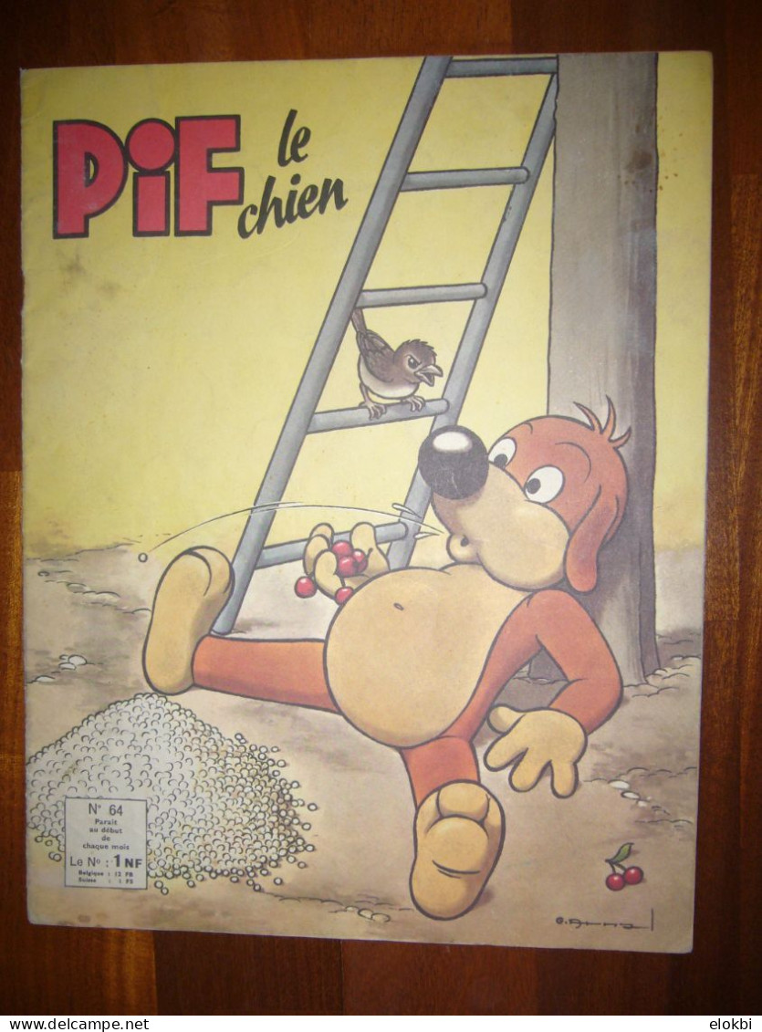 Les Aventures De Pif Le Chien N°64 (3ème Série) De Juin 1963 - Pif - Autres