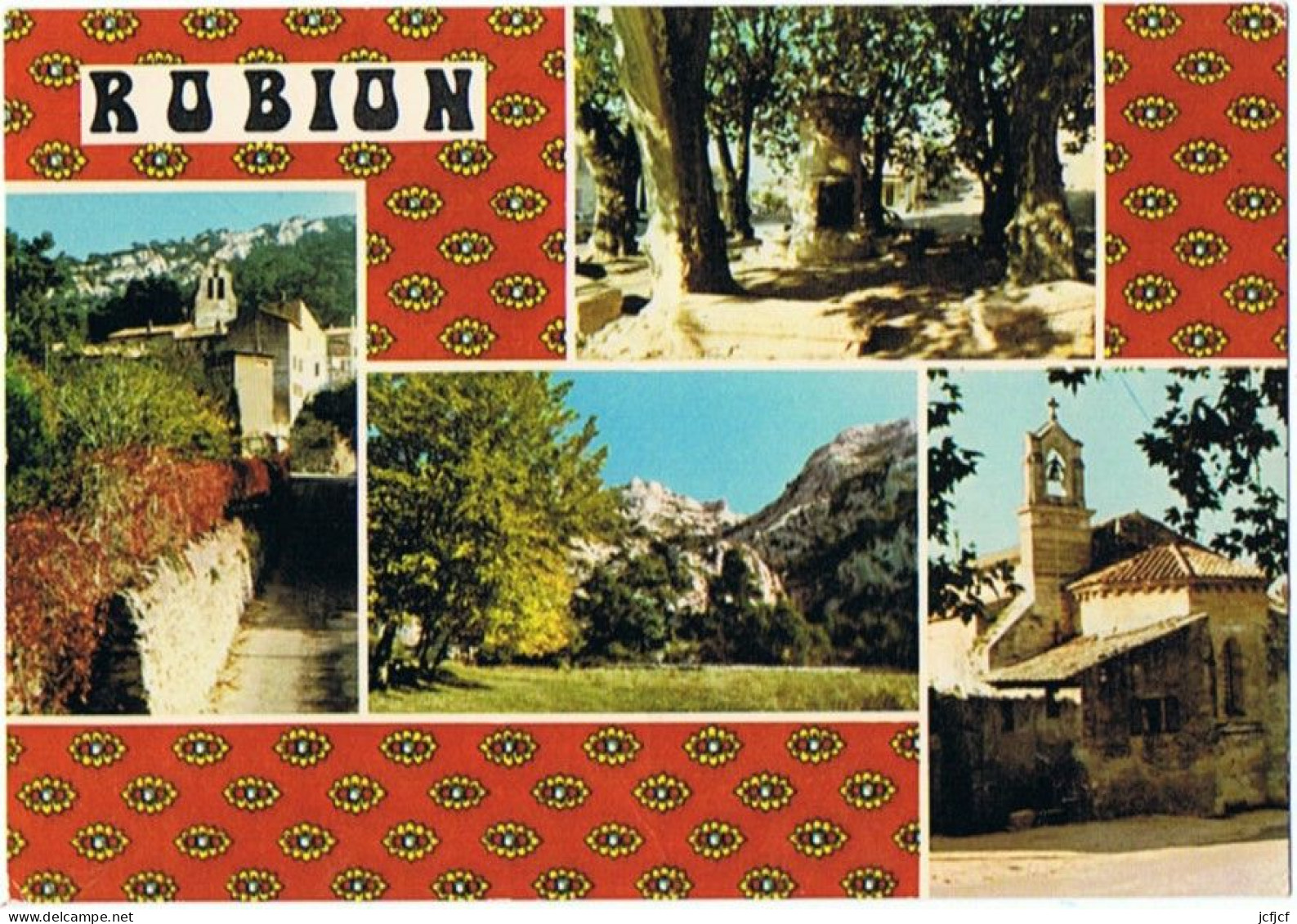 CPM..84..ROBION..VAUCLUSE..VILLAGE PROVENCAL AU PIED DU LUBERON - Robion