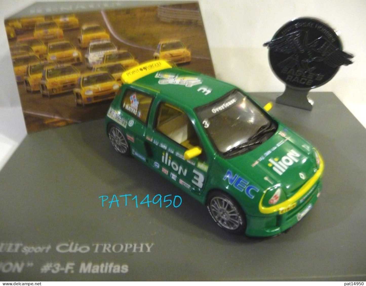 PAT14950 RENAULT Sport   CLIO TROPHY  ILION  F MATIFAS   Marque Eagle's Race - Rallye