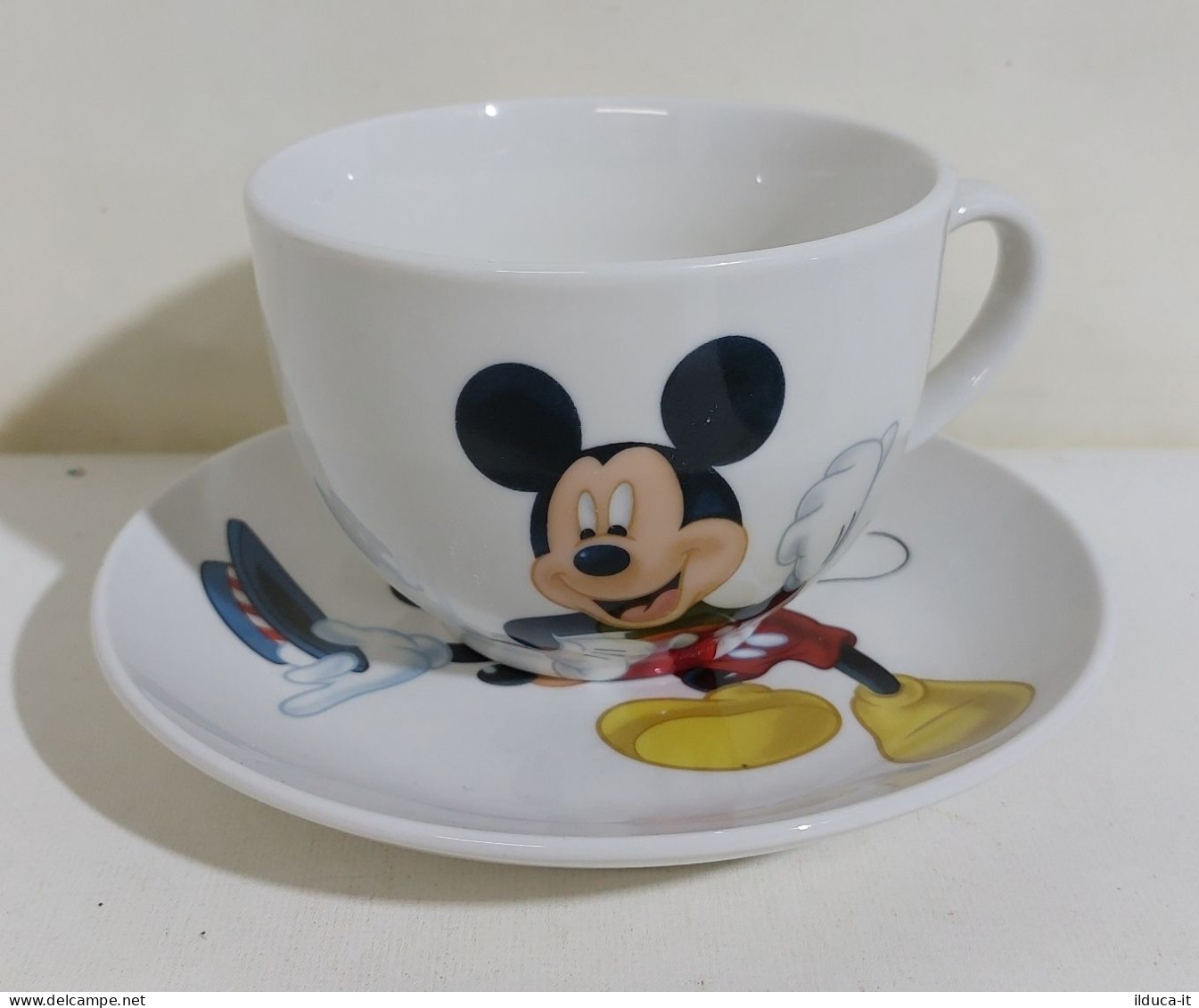 71290 Tazza Con Piattino In Ceramica Disney - Topolino - Tassen