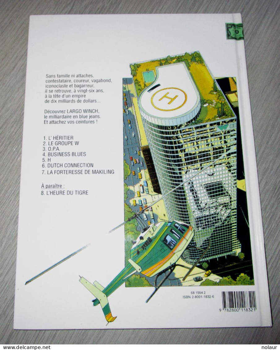 Largo Winch N° 2 - Le Groupe W - Largo Winch