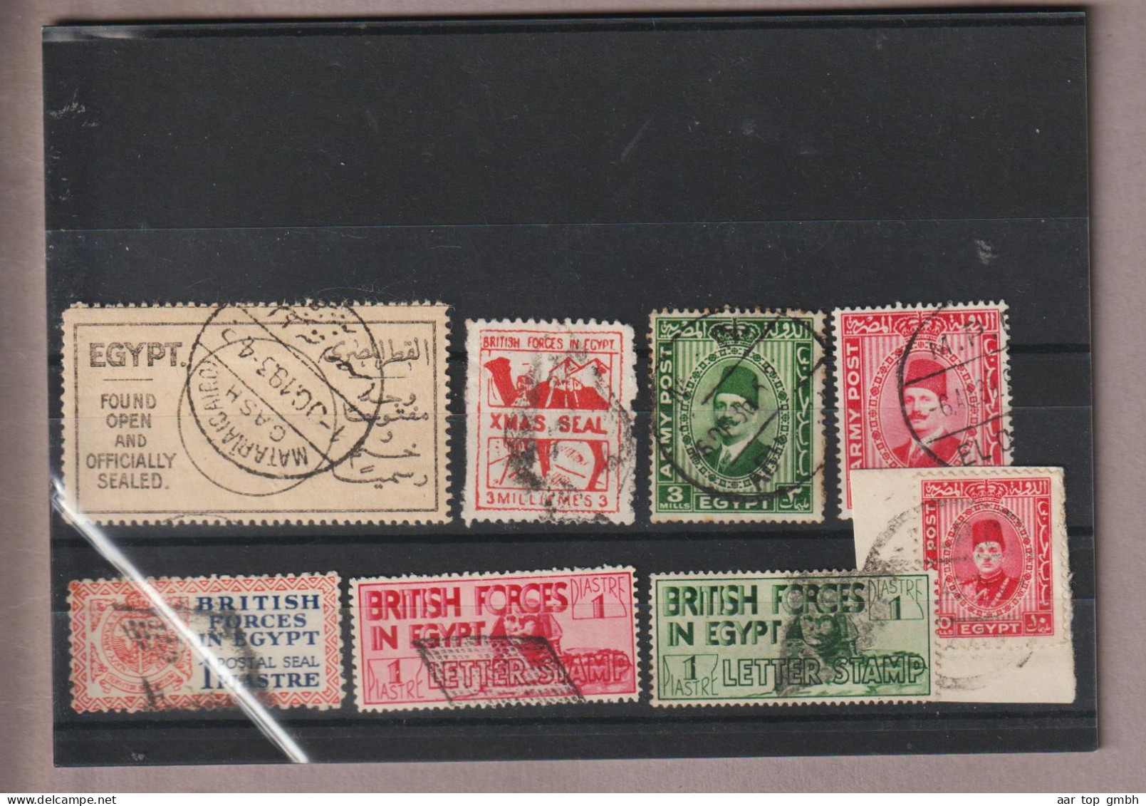 Afrika Aegypten Egypt Forces In Egypt Armeepost Lot 8 Marken - Used Stamps
