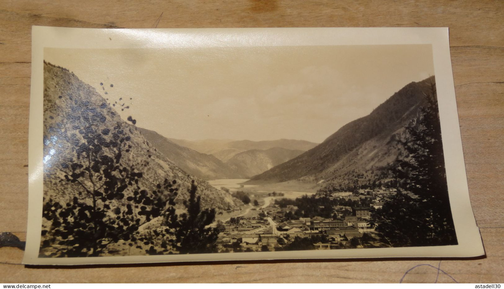 USA : 2 Photos Of GEORGETOWN, Colorado, 1928, Photo Velvetone A Denver ................ AY-17102 - Autres & Non Classés