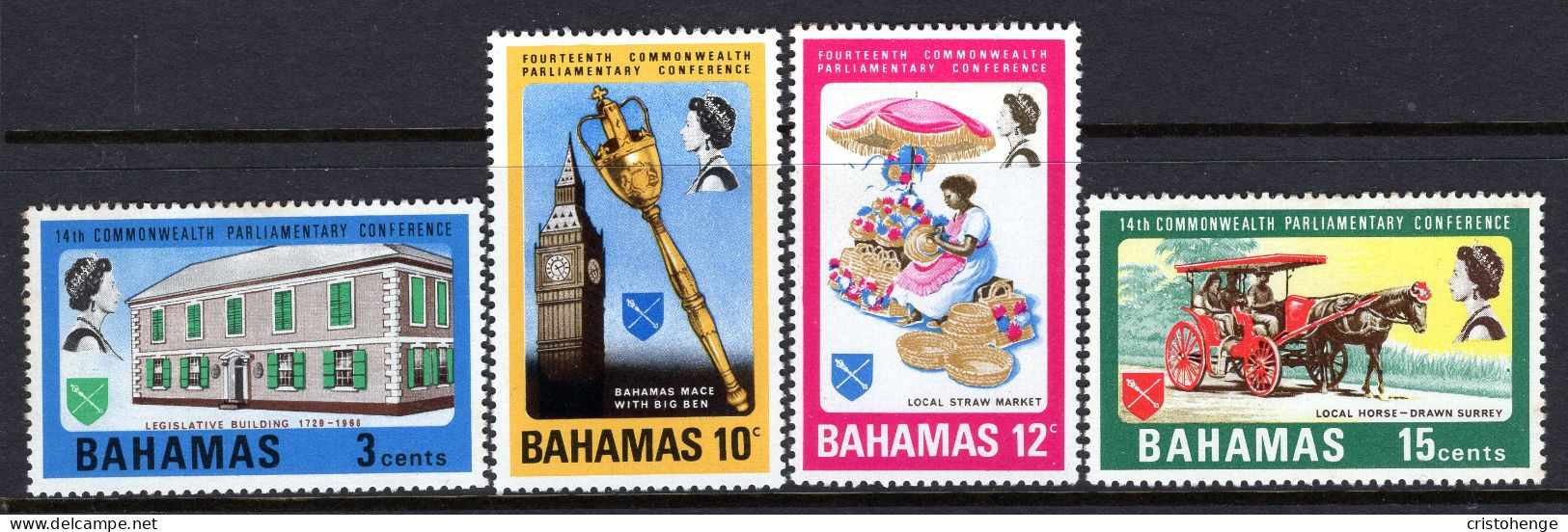 Bahamas 1968 14th Parliamentary Conference Set HM (SG 323-326) - 1963-1973 Ministerial Government