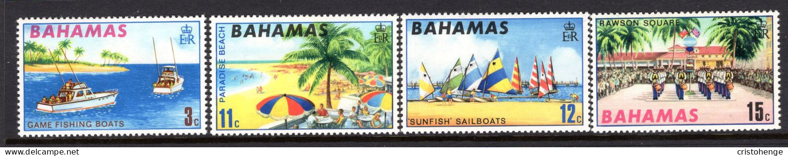 Bahamas 1969 Tourism - One Millionth Visitor To Bahamas Set LHM (SG 333-336) - 1963-1973 Autonomía Interna