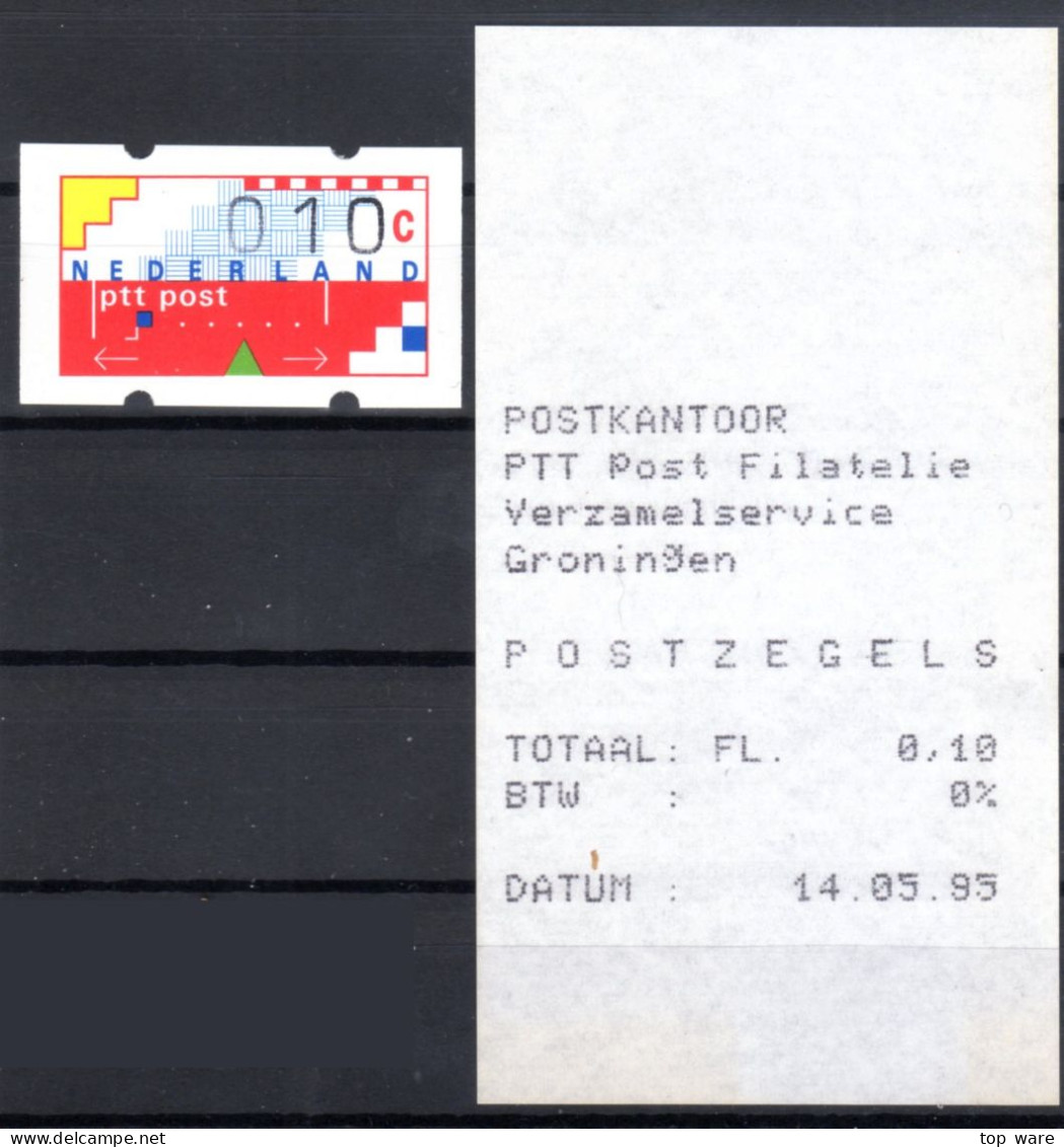 Niederlande Nederland ATM 1 Kleinwert 10 Cent Postfrisch Mit Quittung Frama Klüssendorf Automatenmarken Etiquetas - Machine Labels [ATM]