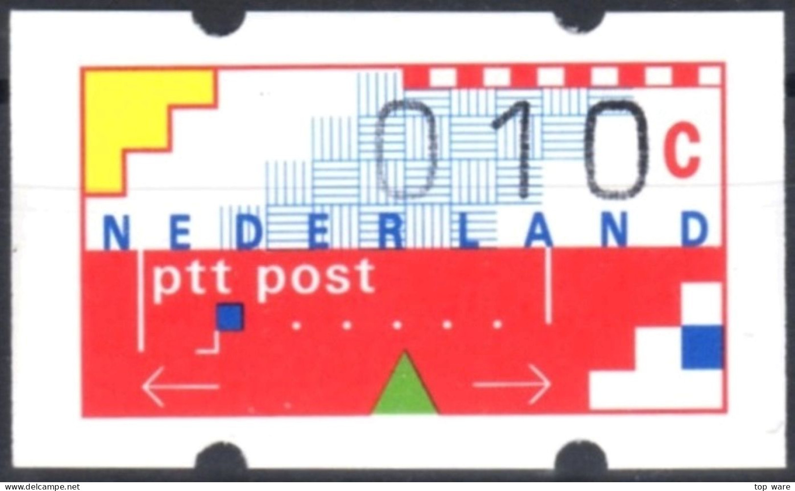 Niederlande Nederland ATM 1 Kleinwert 10 Cent Postfrisch Mit Quittung Frama Klüssendorf Automatenmarken Etiquetas - Timbres De Distributeurs [ATM]