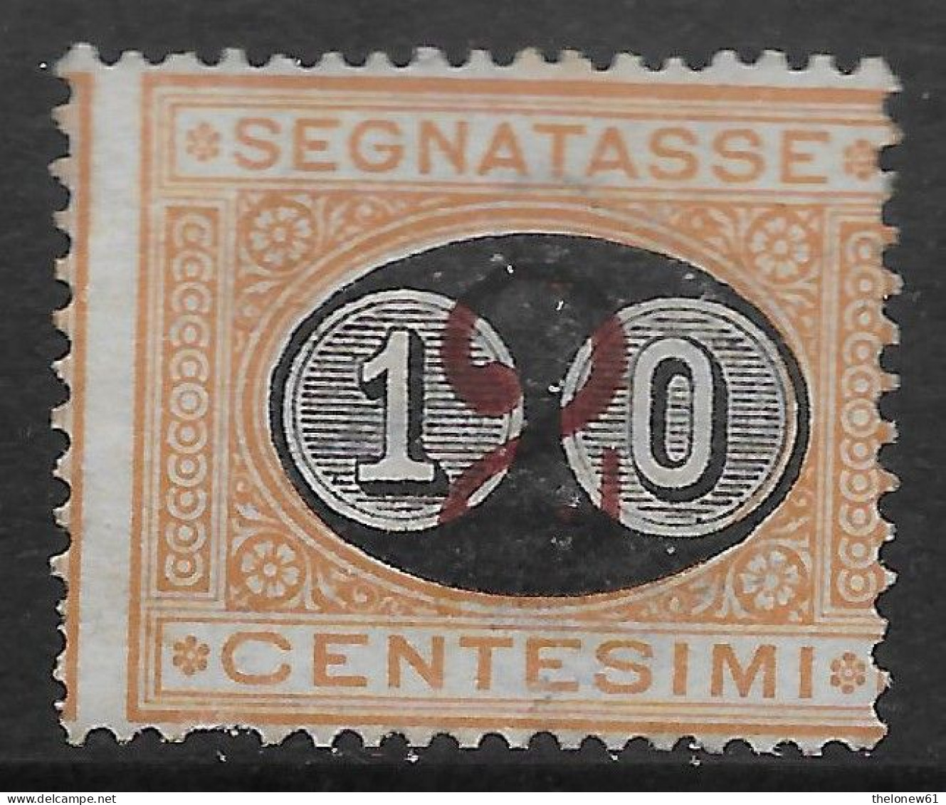 Italia Italy 1890 Regno Segnatasse Mascherine C10 Su C2 Sa N.S17 Nuovo SG - Segnatasse