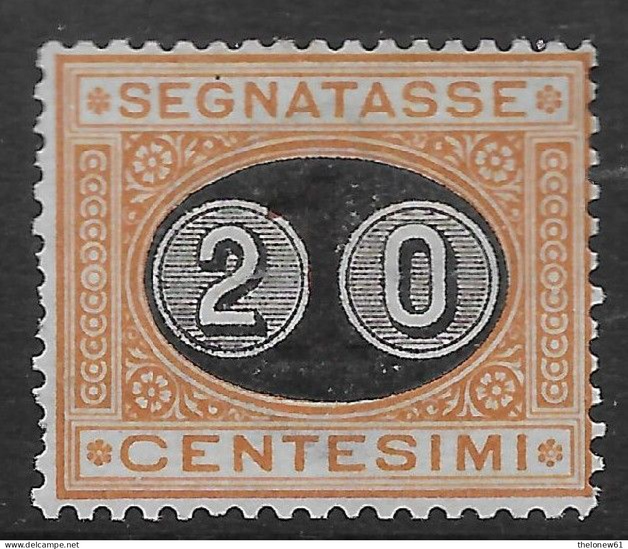 Italia Italy 1890 Regno Segnatasse Mascherine C20 Su C1 Sa N.S18 Nuovo MH * - Postage Due