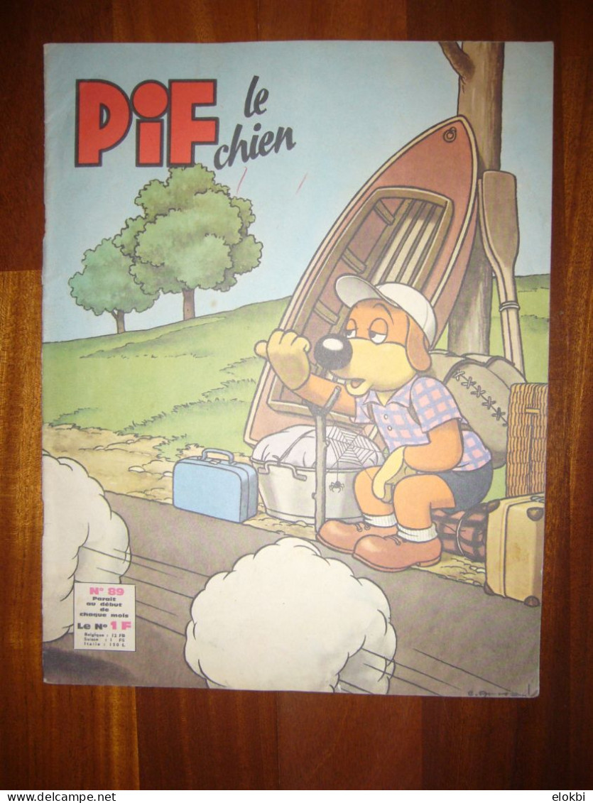Les Aventures De Pif Le Chien N°89 (3ème Série) De Septembre 1964 - Pif - Autres