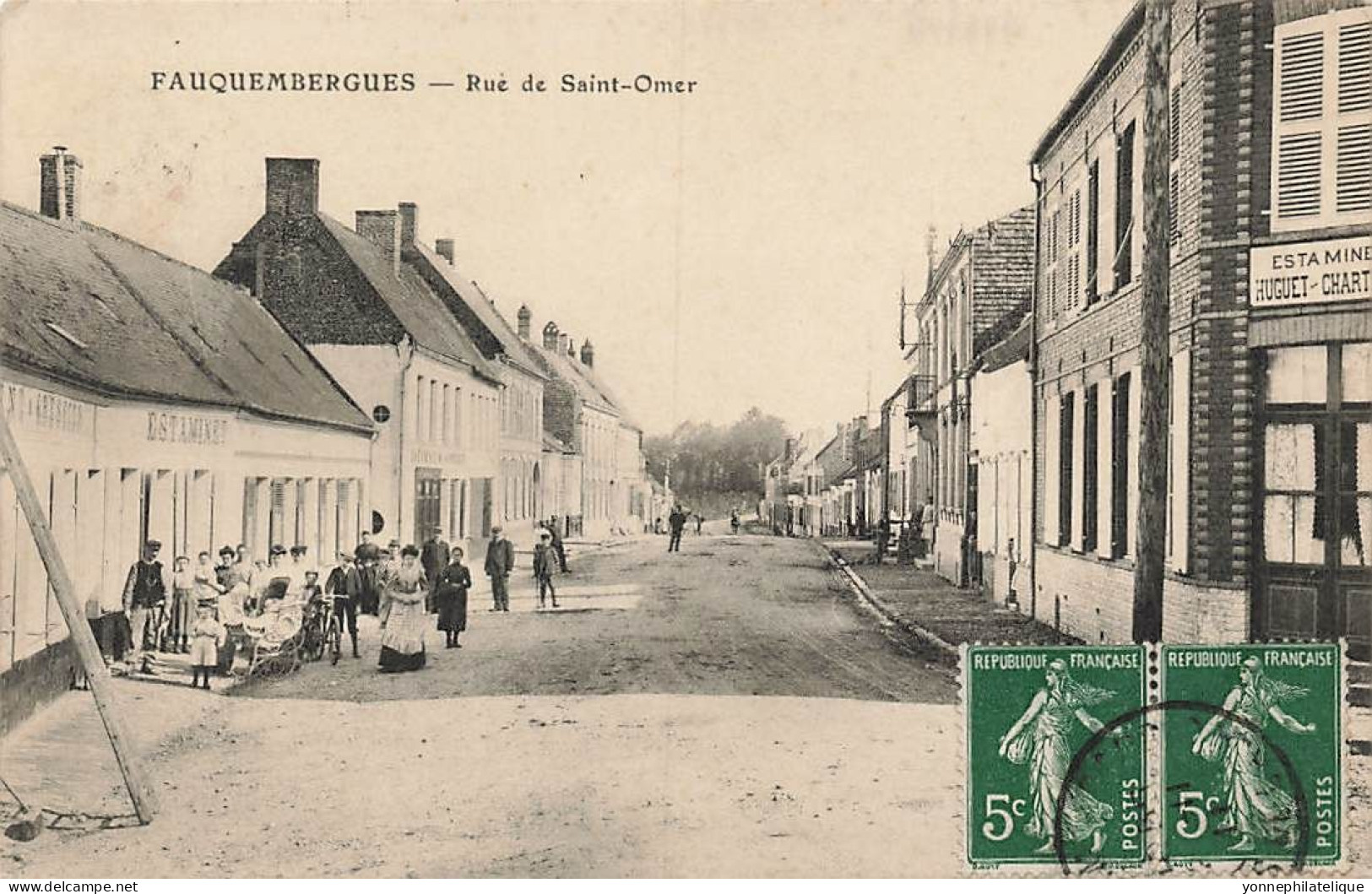 62 - PAS DE CALAIS - FAUQUEMBERGUES - Rue De Saint-Omer - Animation - 10471 - Fauquembergues