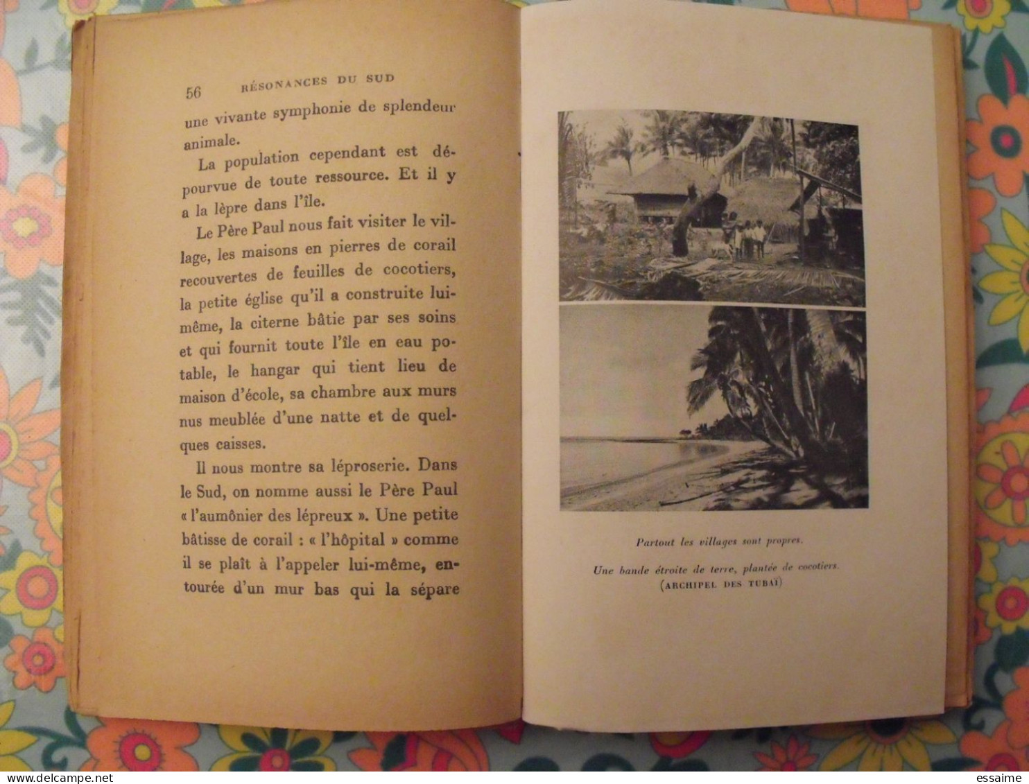 Résonances du sud. Guy de Larigaudie. Plon Paris 1947. 21 gravures et 2 cartes.