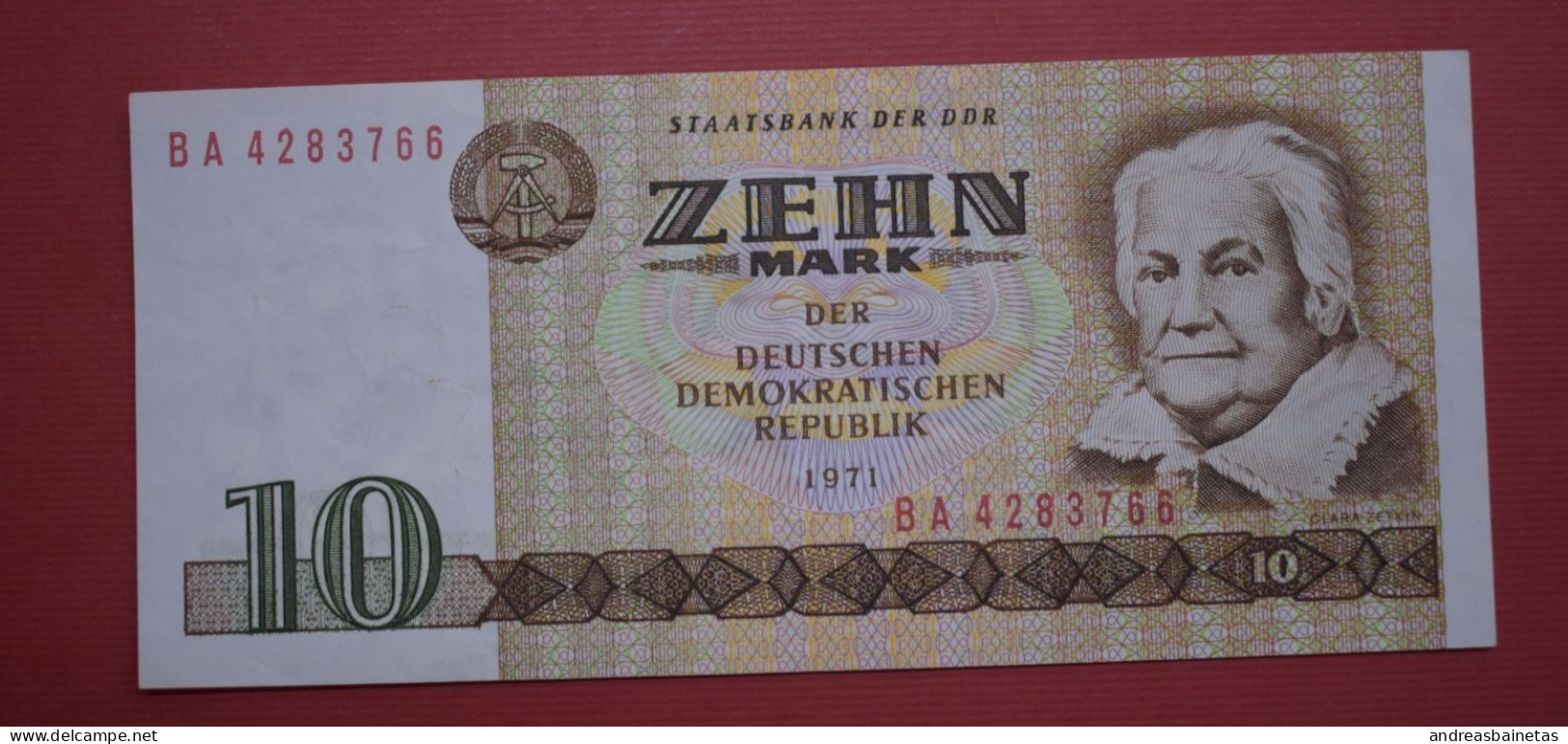 Banknotes Germany  German Democratic Republic 10 Mark 1971  P# 28 VF - 100 Mark