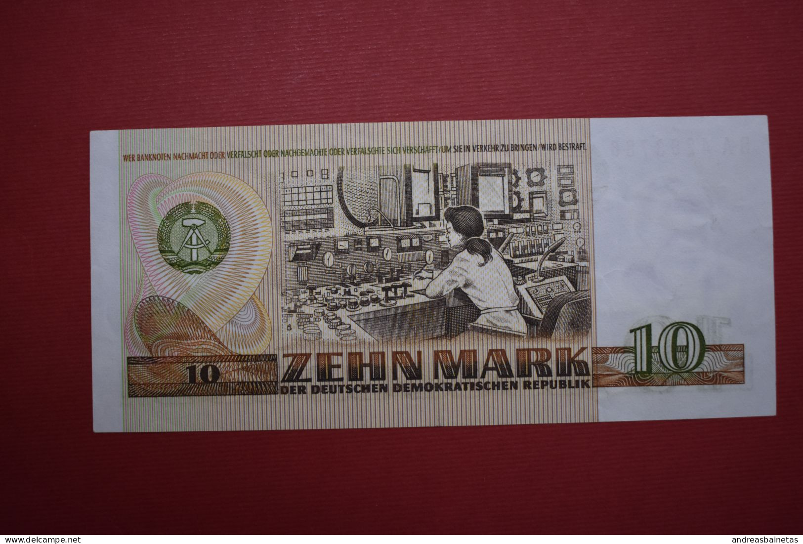 Banknotes Germany  German Democratic Republic 10 Mark 1971  P# 28 VF - 100 Mark