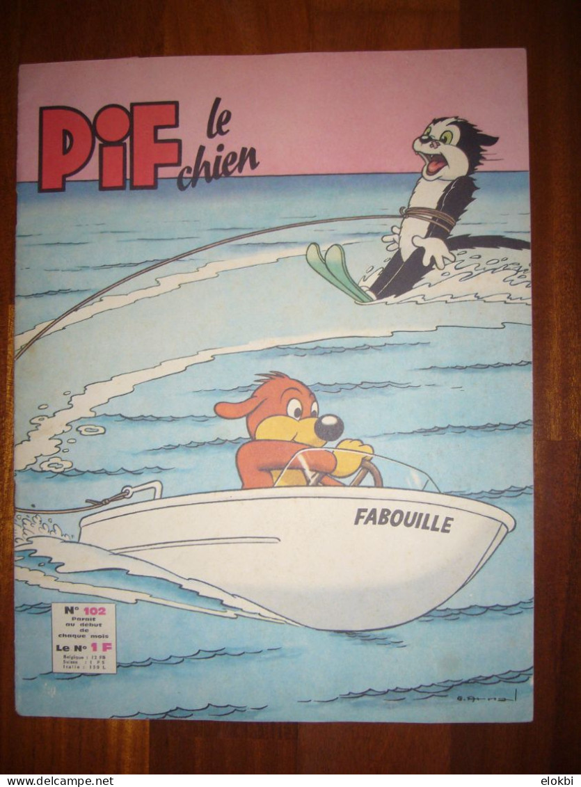 Les Aventures De Pif Le Chien N°102 (3ème Série) De Août 1966 - Pif - Autres