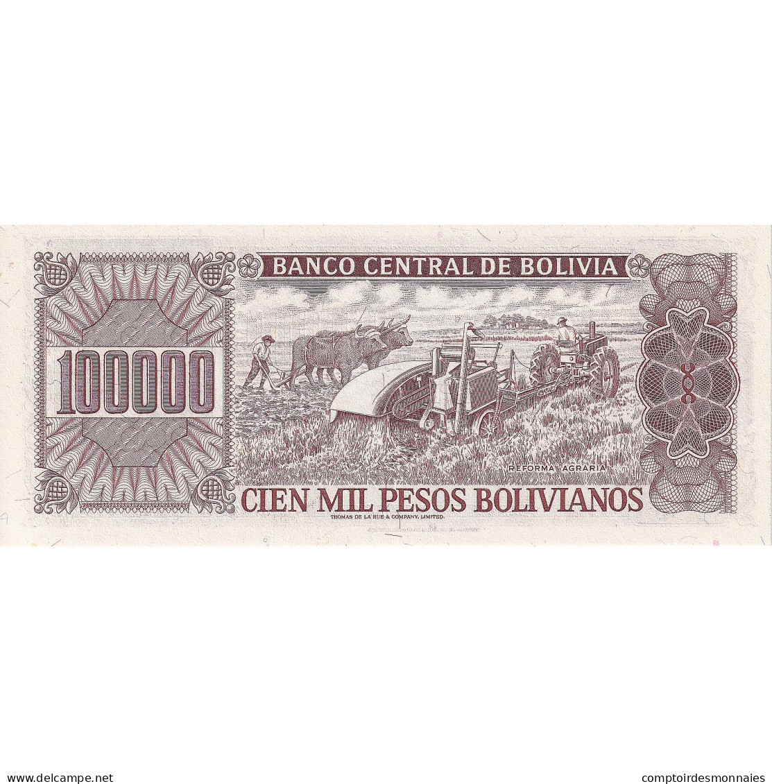 Billet, Bolivie, 100,000 Pesos Bolivianos, 1984, 1984-06-05, KM:171a, NEUF - Bolivien