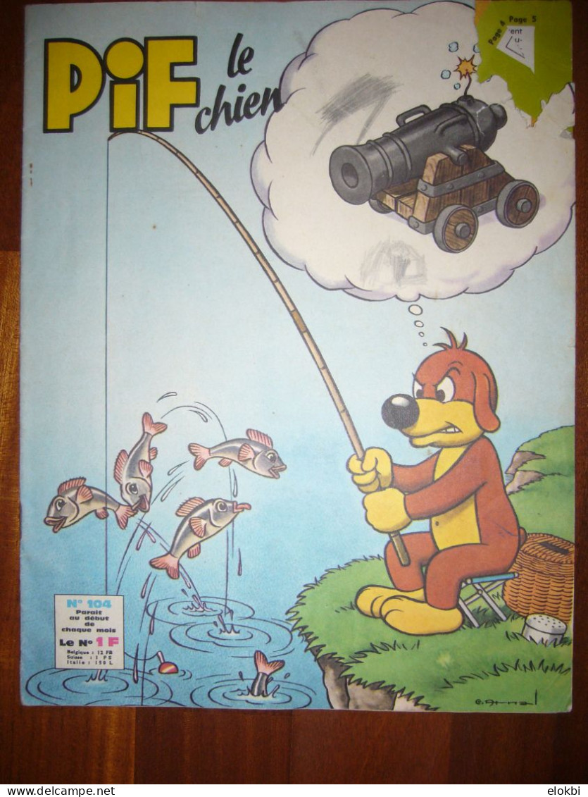 Les Aventures De Pif Le Chien N°104 (3ème Série) D'octobre 1966 - Pif - Autres