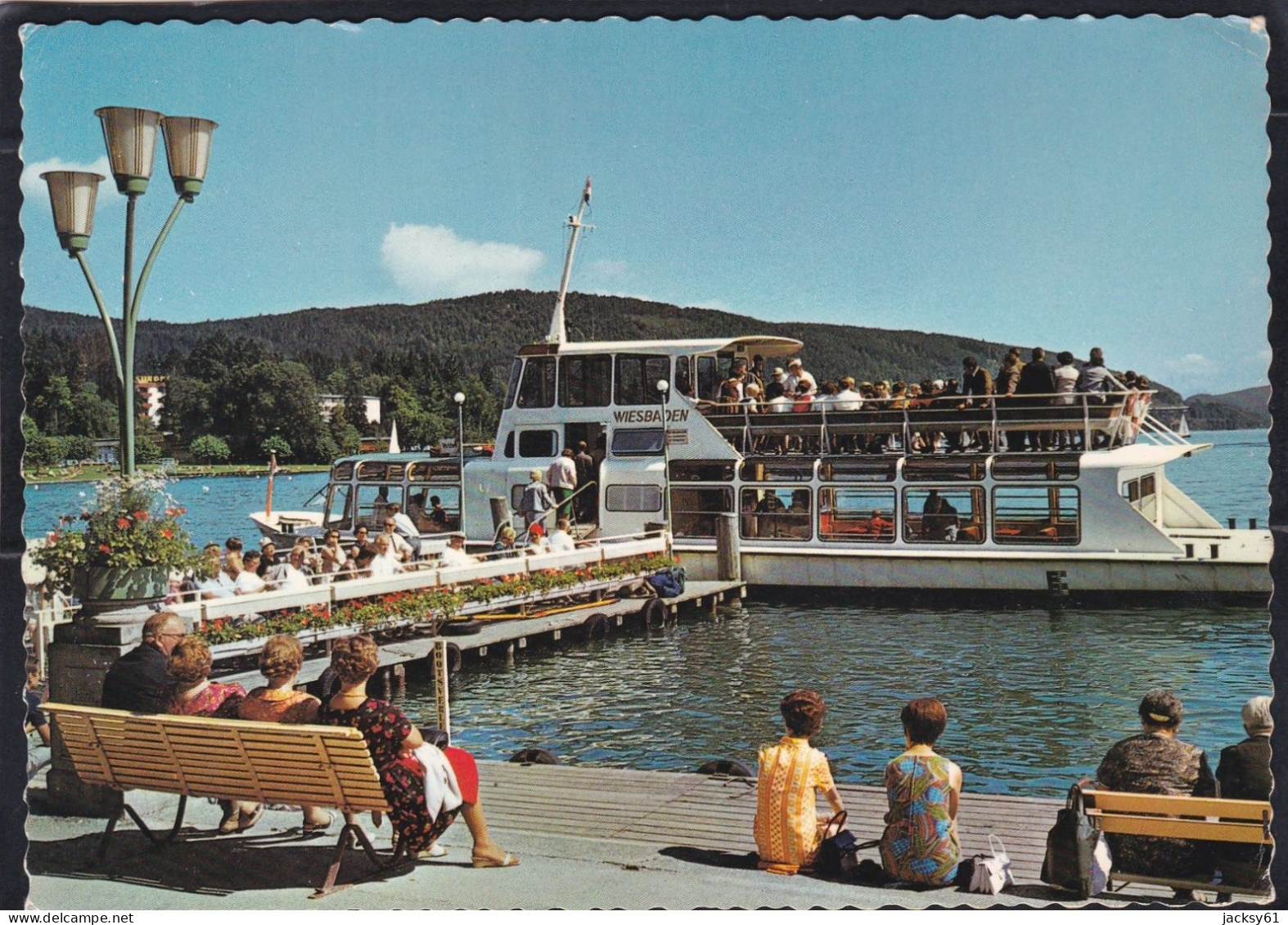 Kurort Velden Am Wörthersee - Kurpromenade Mit Schiffsanlegeplatz - Velden