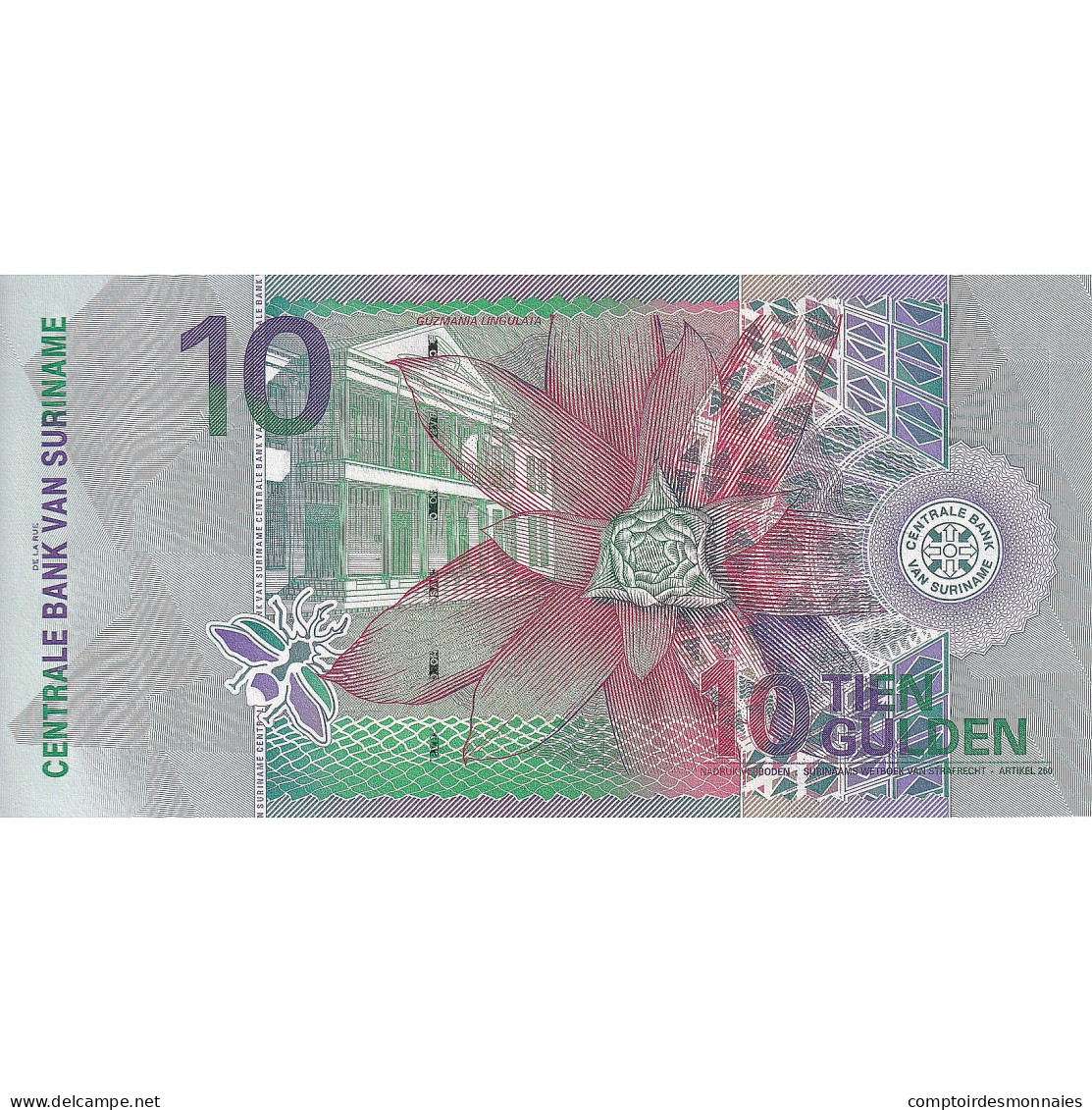 Suriname, 10 Gulden, 2000, 2000-01-01, KM:147, NEUF - Surinam