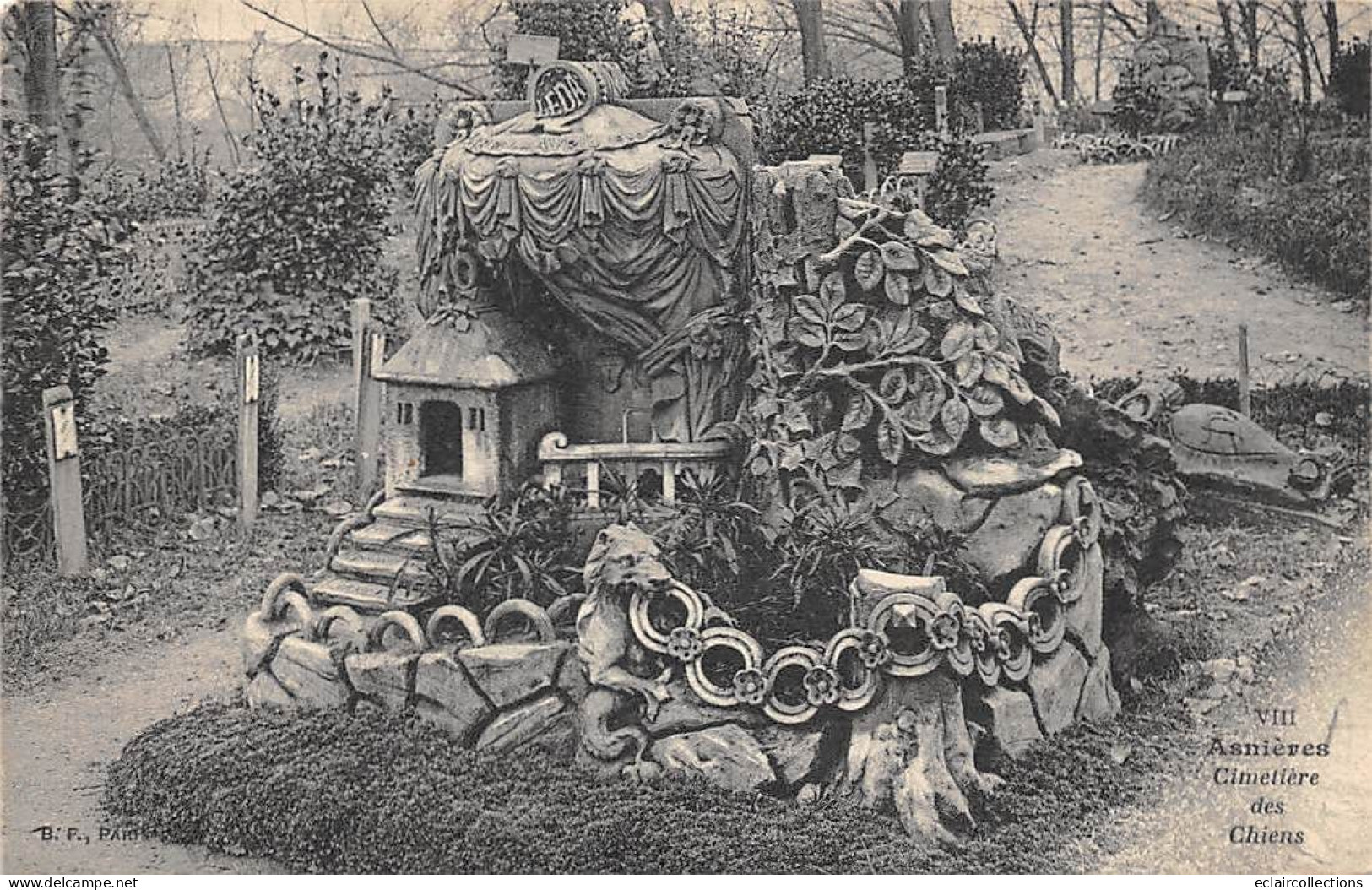 Asnières Sur Seine           92     Cimetière Des Chiens.  Leda            (voir Scan) - Asnieres Sur Seine