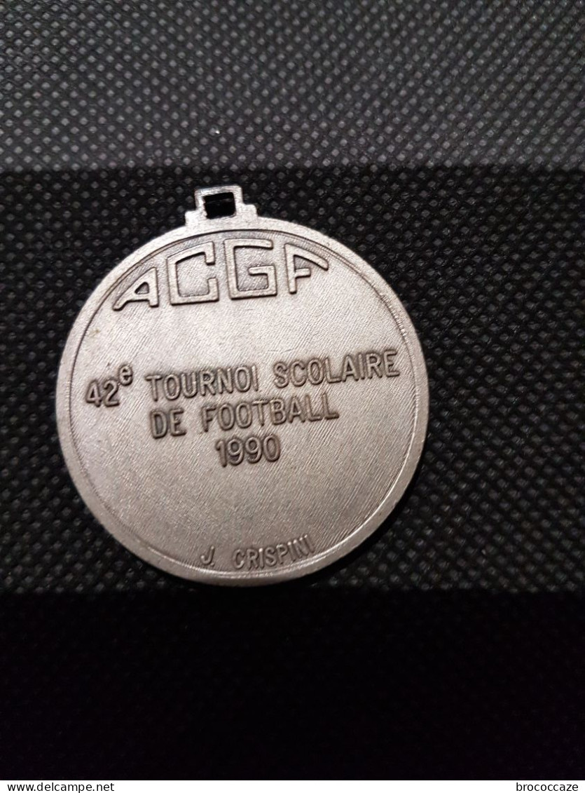 Médaille - Suisse - Genève - 42ème Tournoi Scolaire De Football 1990 - A.C.G.F - Other & Unclassified