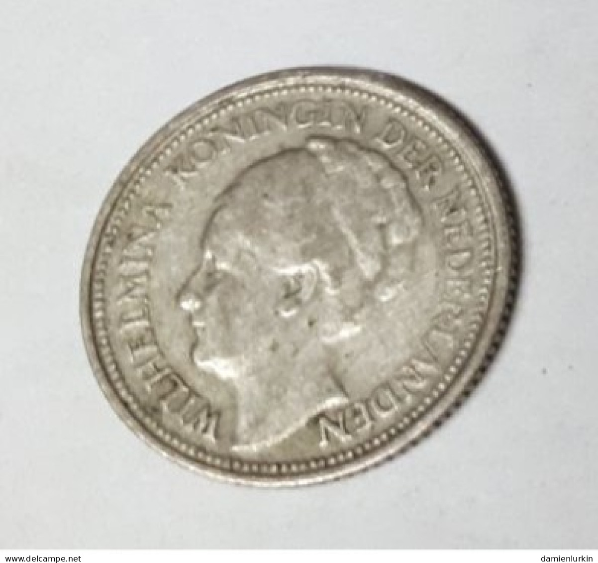 PAYS-BAS WILHELMINA 10 CENTS 1928 ZILVER/ARGENT/SILVER/SILBER/PLATA/ARGENTO ONLY 10.000.000 EX. COTES : 2€-5€-20€-50€ - 10 Centavos