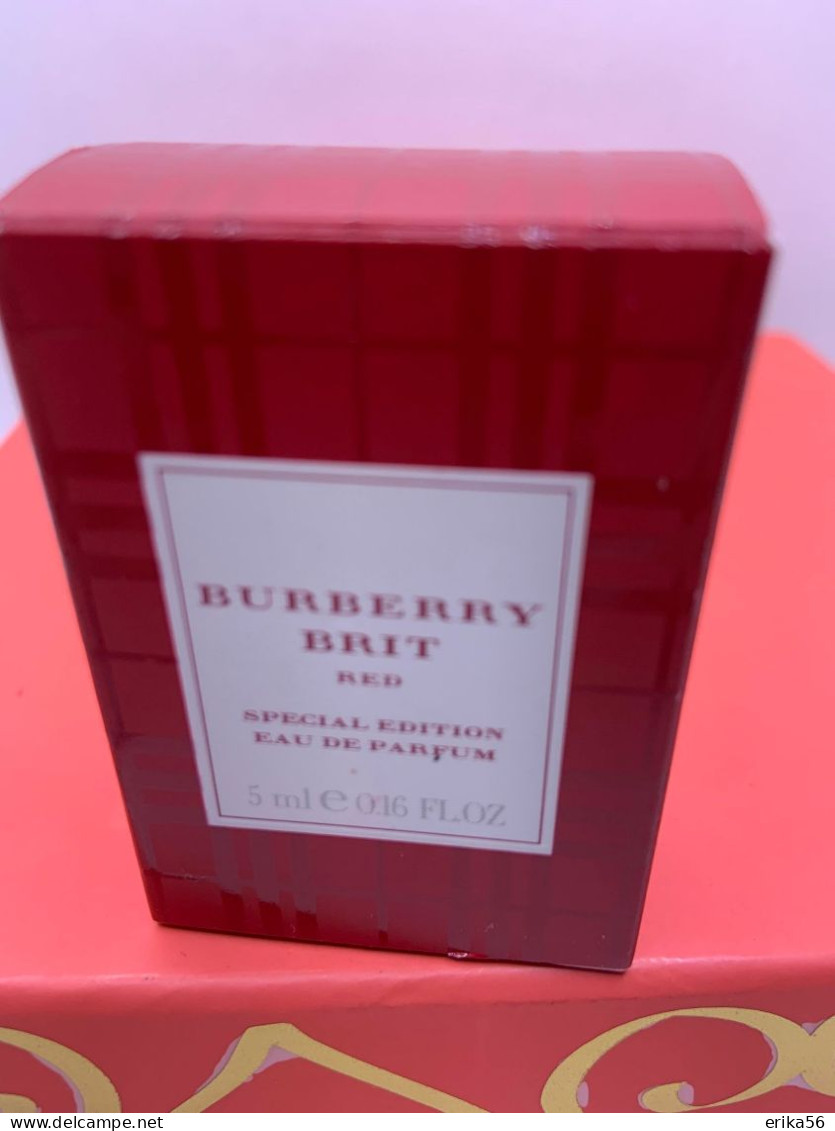 Burberry Brit Red Special Edition - Miniaturas Mujer (en Caja)