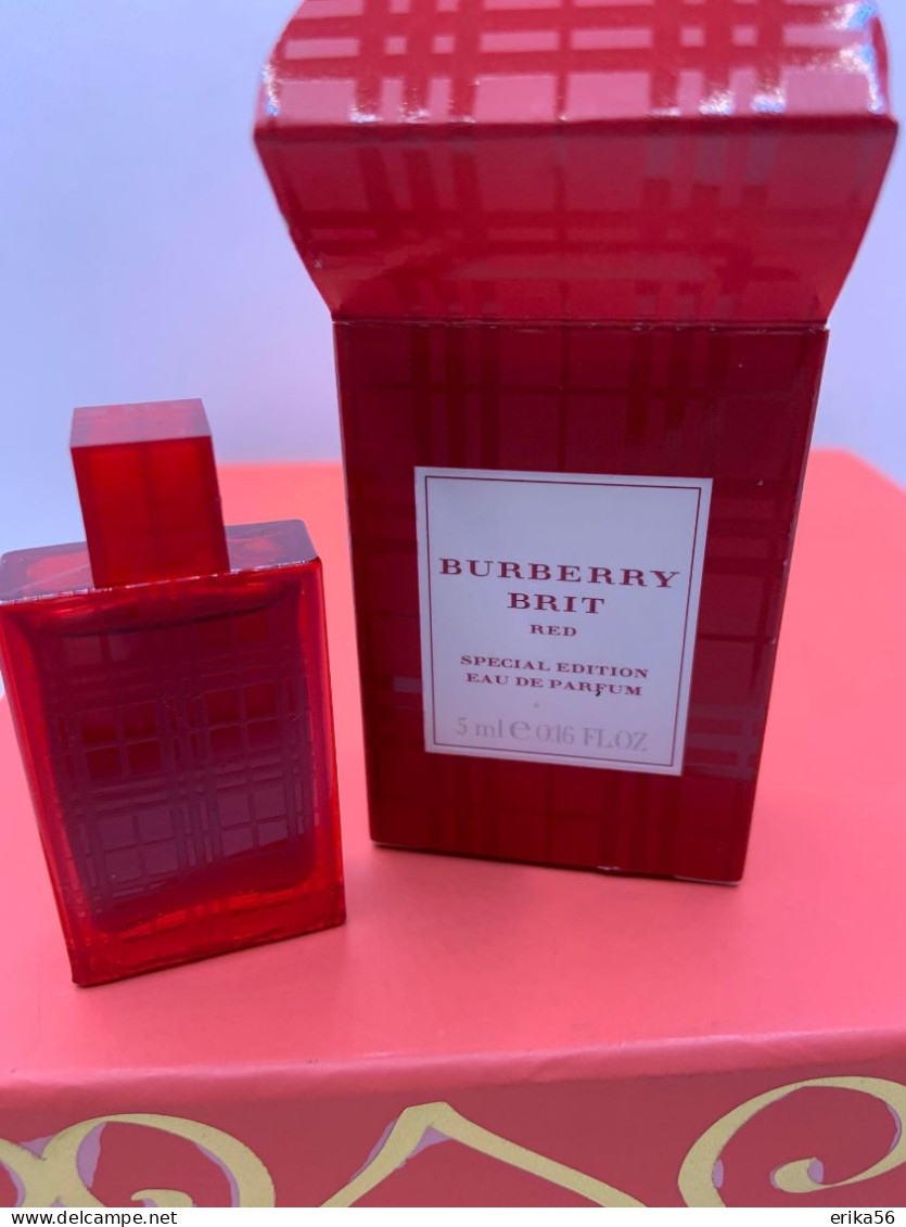Burberry Brit Red Special Edition - Miniatures Femmes (avec Boite)