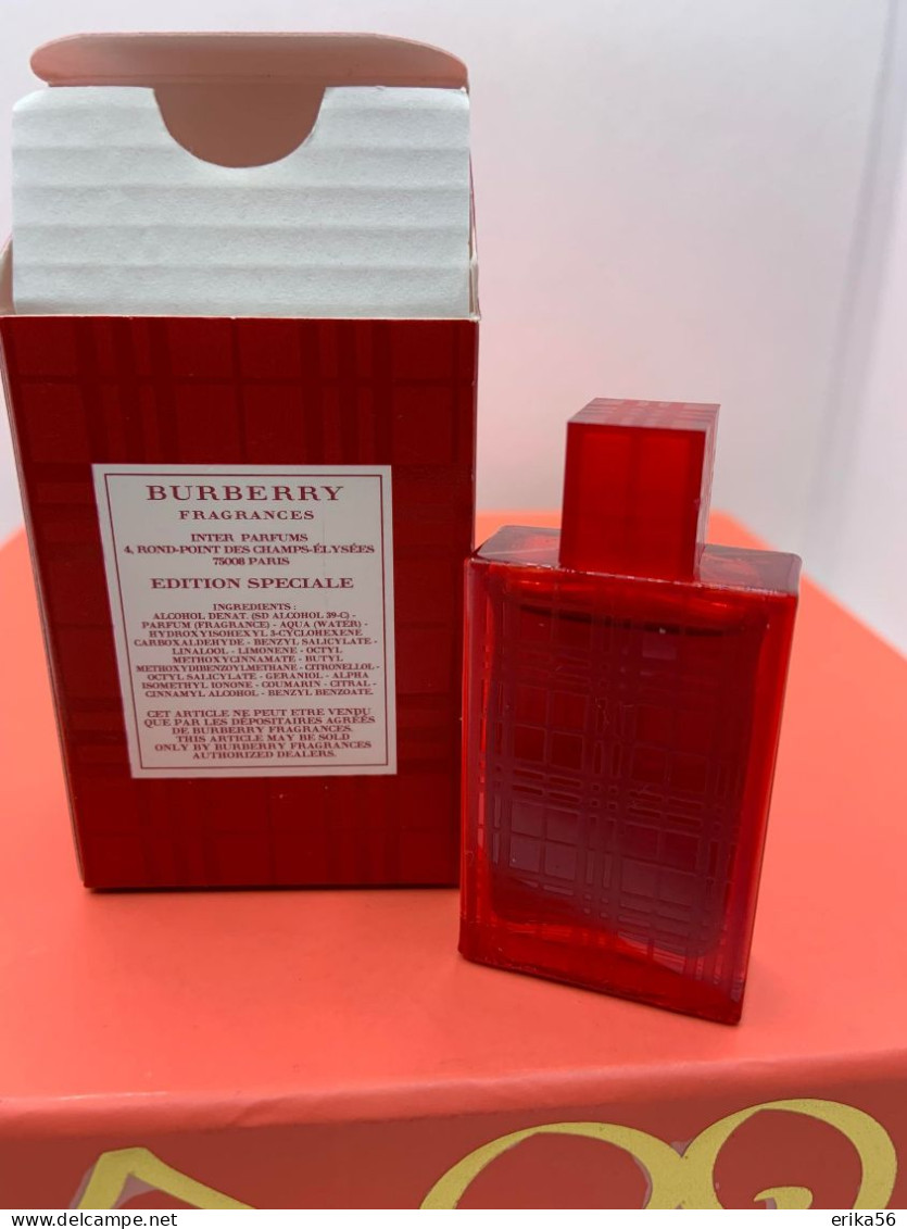 Burberry Brit Red Special Edition - Miniatures Femmes (avec Boite)