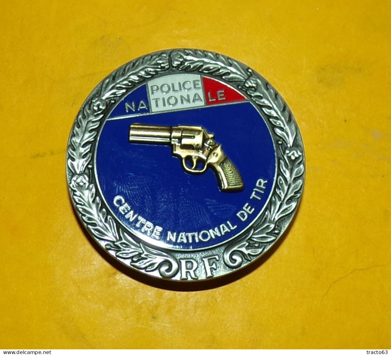 POLICE NATIONALE , CENTRE NATIONAL DE TIR ,REPUBLIQUE FRANCAISE , ECHELON BRONZE , FABRICANT BOUSSEMART BY PROMODIS 201 - Police