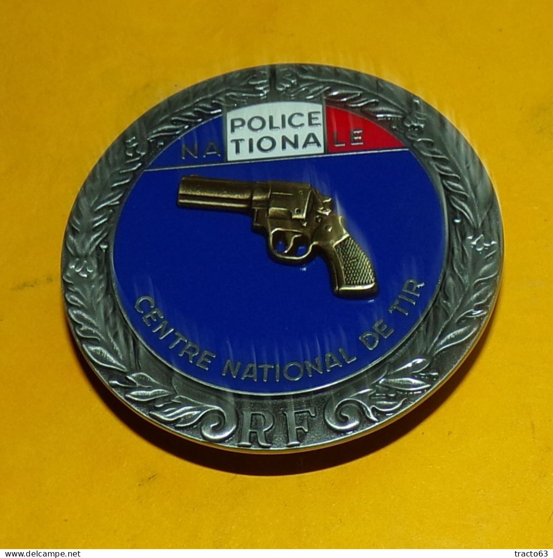 POLICE NATIONALE , CENTRE NATIONAL DE TIR ,REPUBLIQUE FRANCAISE , ECHELON BRONZE , FABRICANT BOUSSEMART BY PROMODIS 201 - Polizei