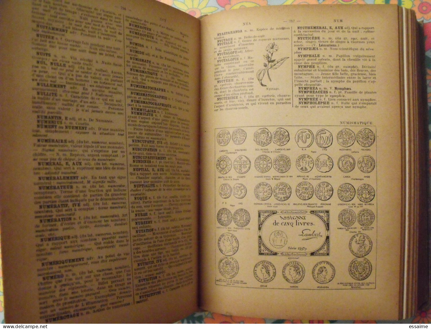 Nouveau Dictionnaire Illustré Simon. 1937. 100 Dessins 12 Tableaux Couleurs 100 Cartes - Dictionnaires