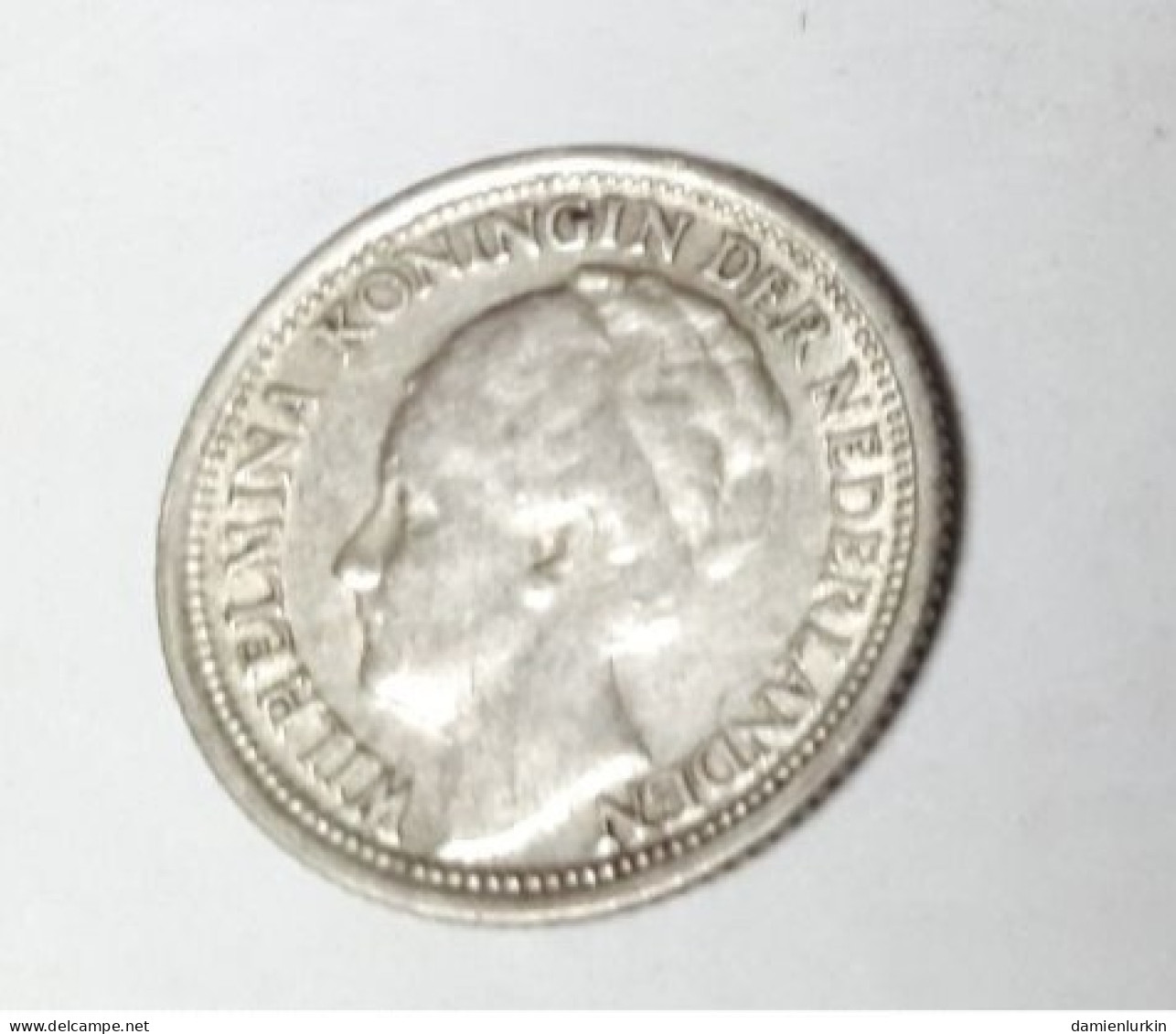 PAYS-BAS WILHELMINA SUPERBE 10 CENTS 1939 ZILVER/ARGENT/SILVER/SILBER/PLATA/ARGENTO COTES : 1€-2€-4€-7€ - 10 Centavos