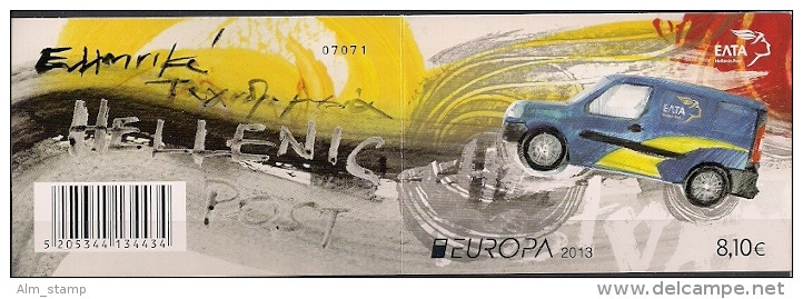 2013 GREECE GRIECHENLAND GRÈCE Mi.  MH 37 **MNH Europa - 2013