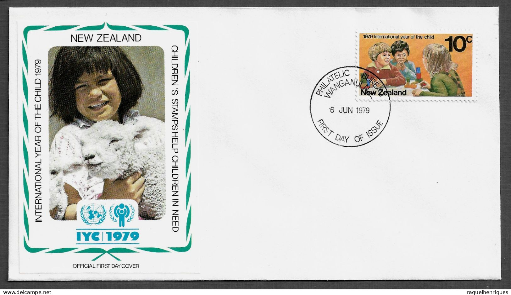 NEW ZEALAND FDC COVER - 1979 International Year Of The Child SET FDC (FDC79#07) - Briefe U. Dokumente