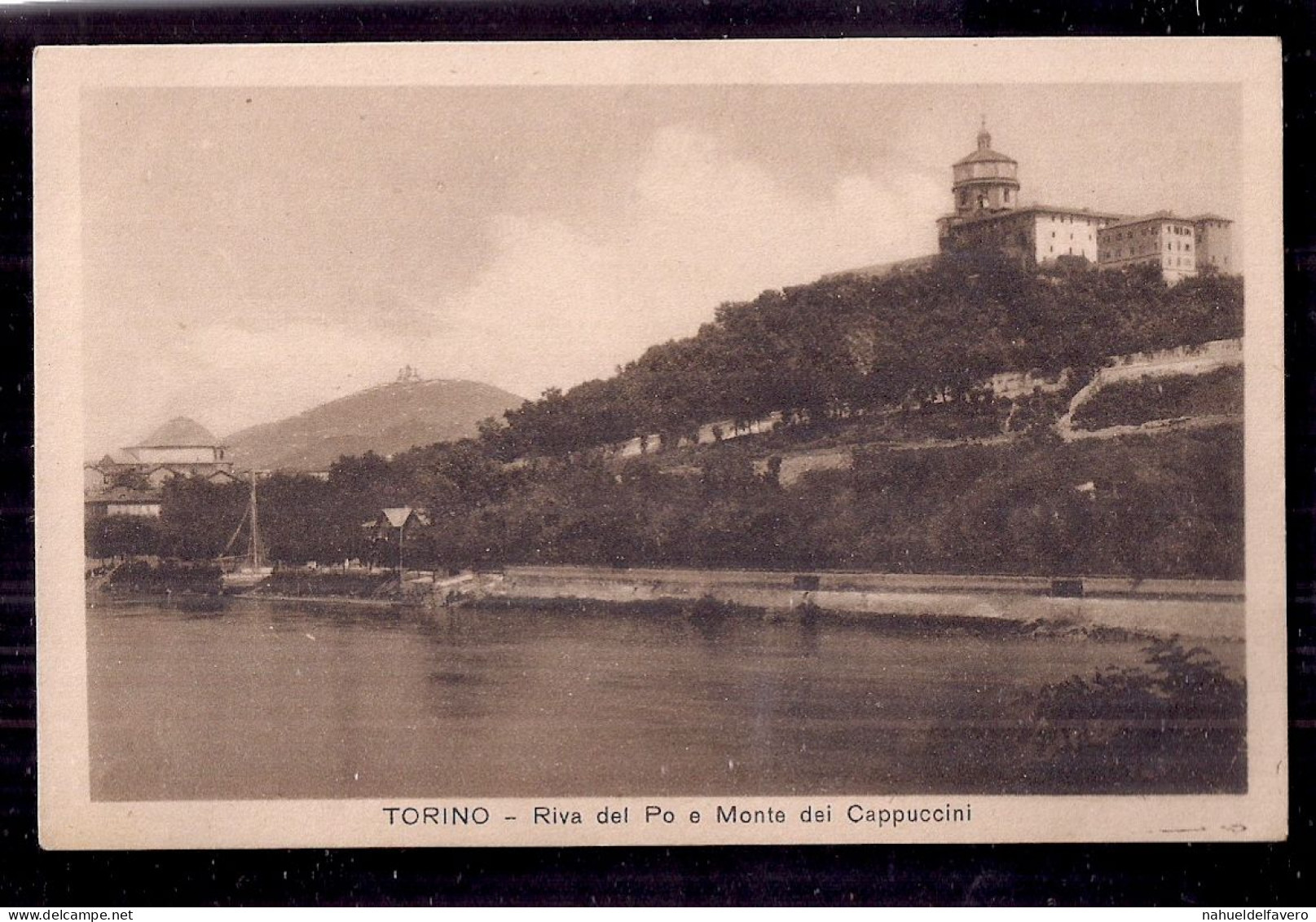 ITALIA - Cartolina Non Viaggiata - TORINO, Riva Del Po E Monte Dei Cappuccini - Fiume Po