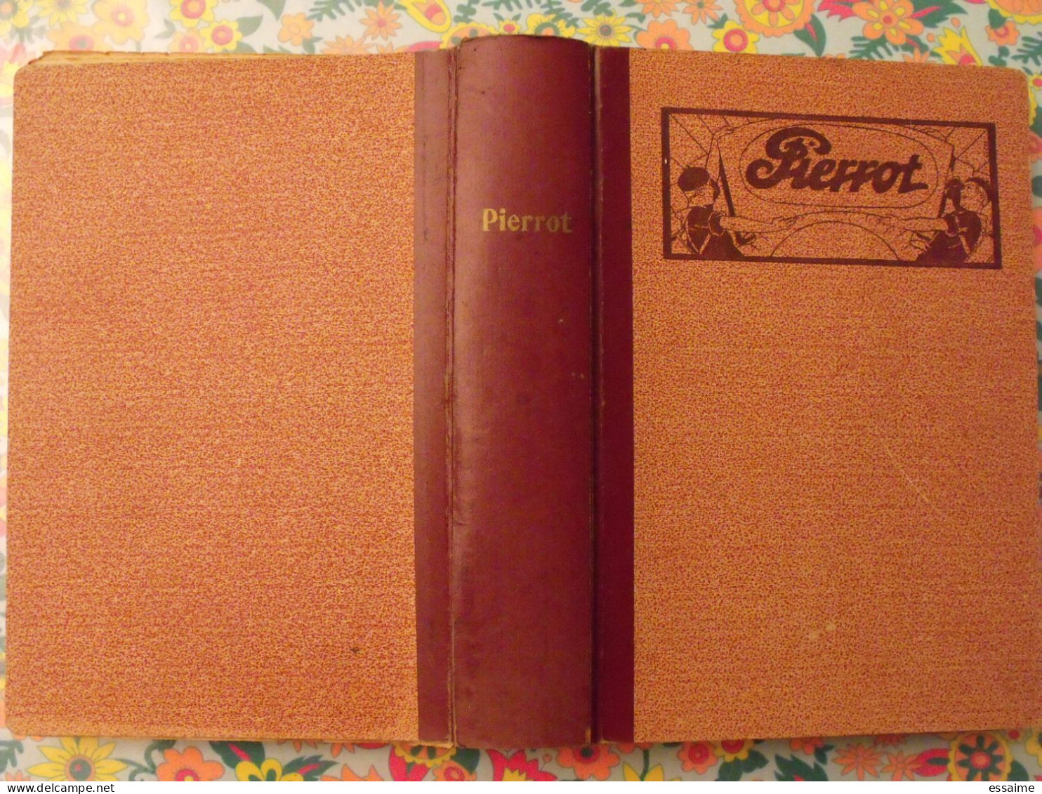 Pierrot Reliure De 52 N° De 1934. N°1 à 52.  Pitche, Costo Marijac Jeanjean Aviation Le Rallic Dot Bourdin Cuvillier - Pierrot