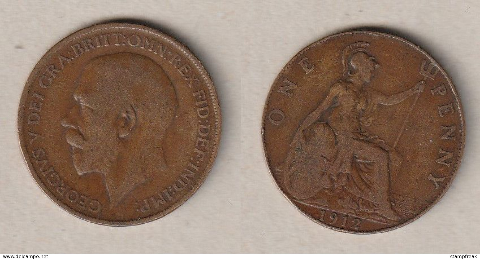 01932) Grossbritannien, 1 Penny 1912, George V - Otros & Sin Clasificación