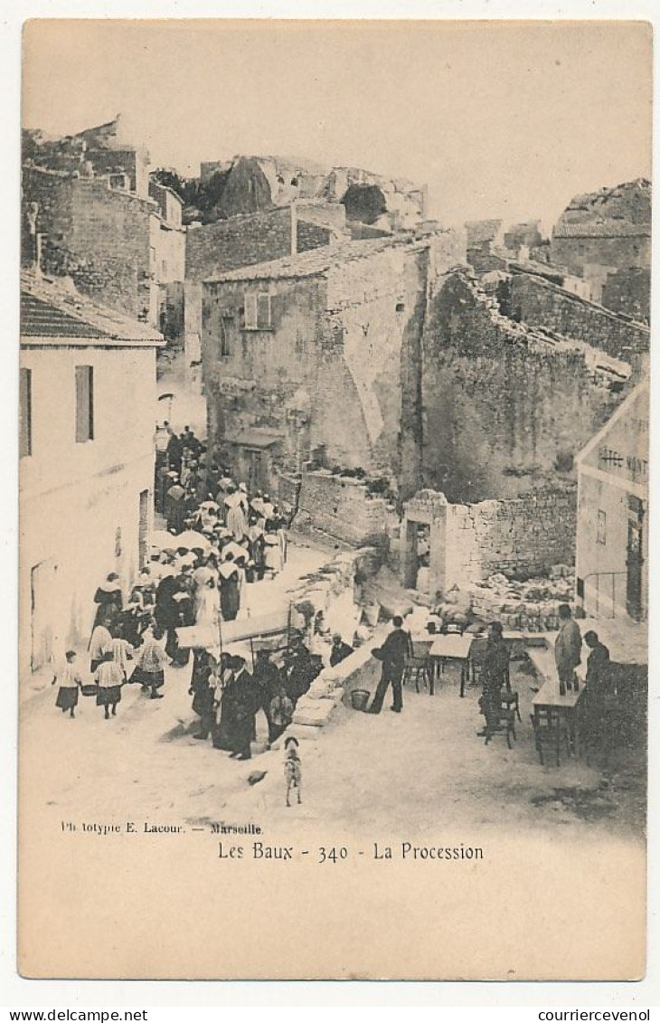 CPA - Les BAUX... (B Du R) - La Procession - Les-Baux-de-Provence