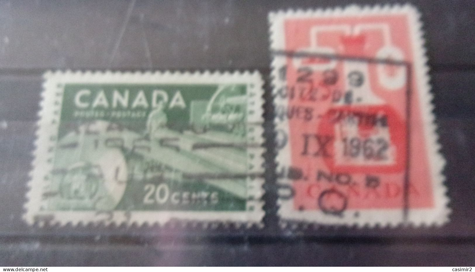 CANADA YVERT N°289.290 - Used Stamps