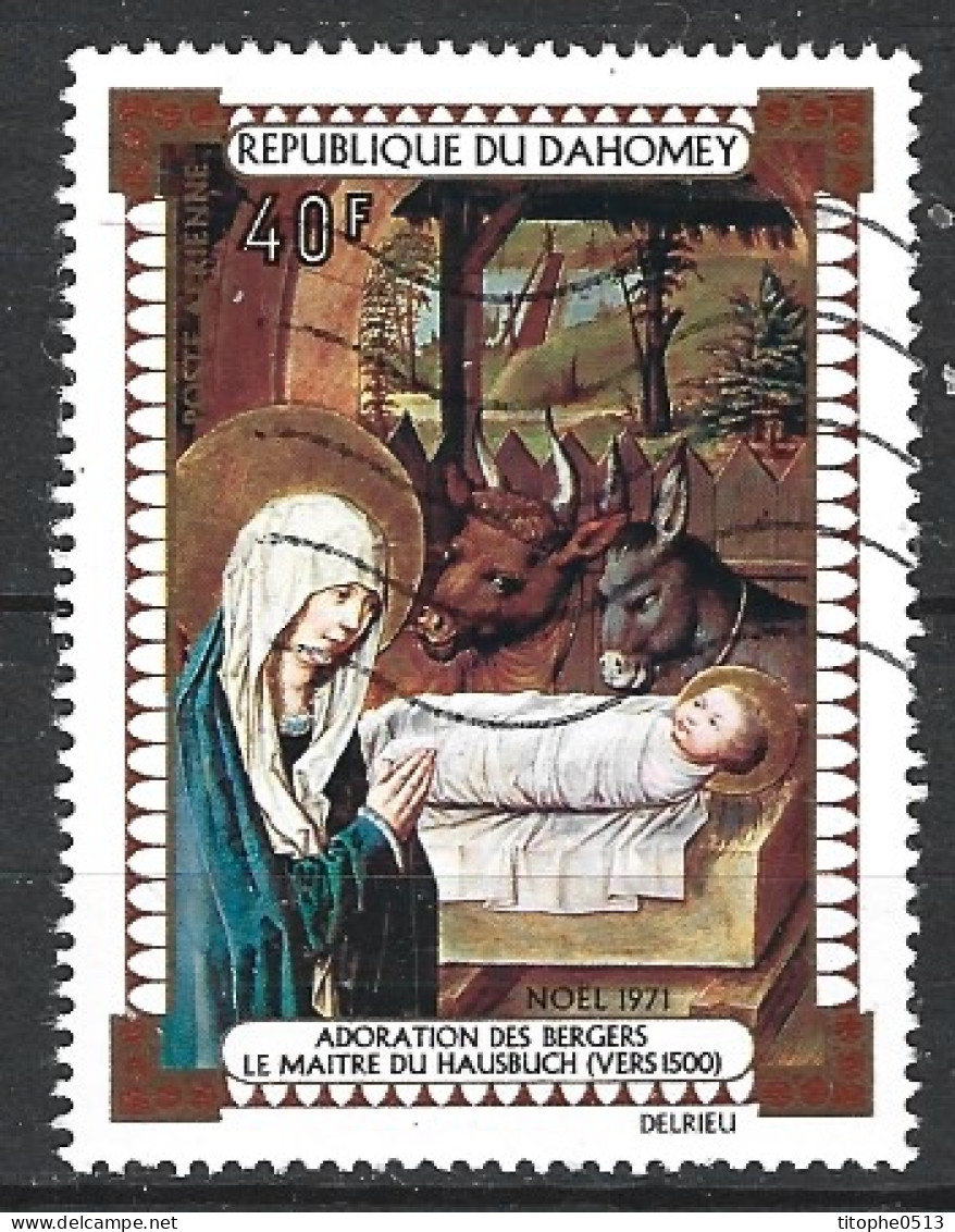 DAHOMEY. PA 149 Oblitéré De 1971. L'Adoration Des Bergers. - Madonne