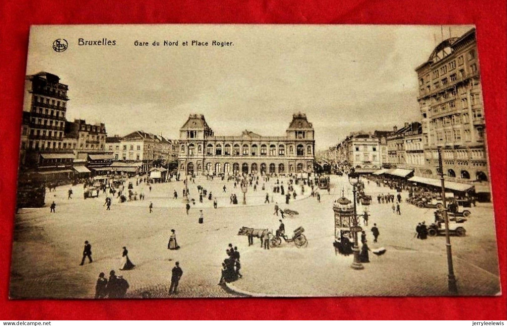 BRUXELLES -  Gare Du Nord Et Place Rogier - Chemins De Fer, Gares