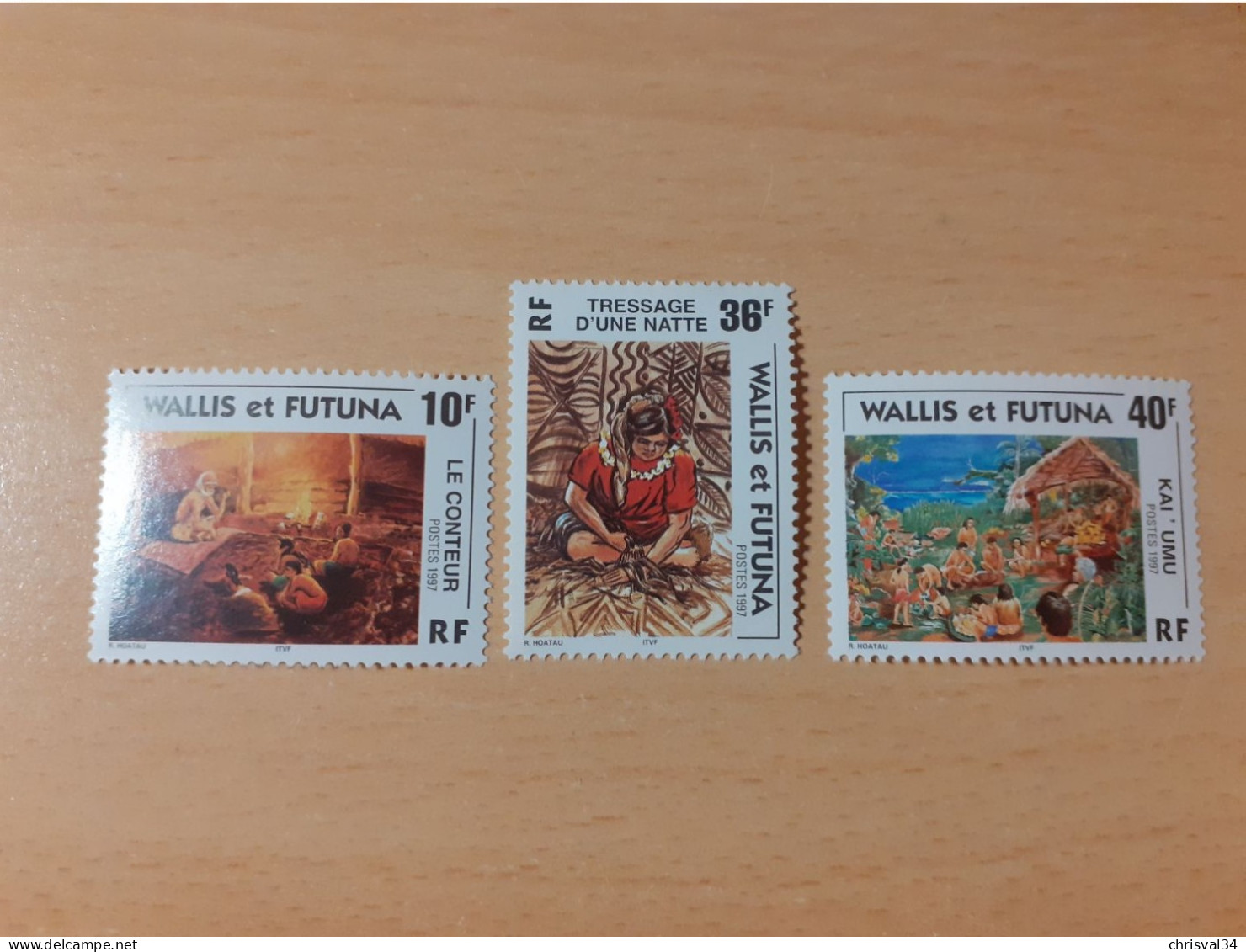 TIMBRES  WALLIS-ET-FUTUNA      N  502  A  504   COTE  2,40  EUROS   NEUFS  SANS   CHARNIERES - Ongebruikt