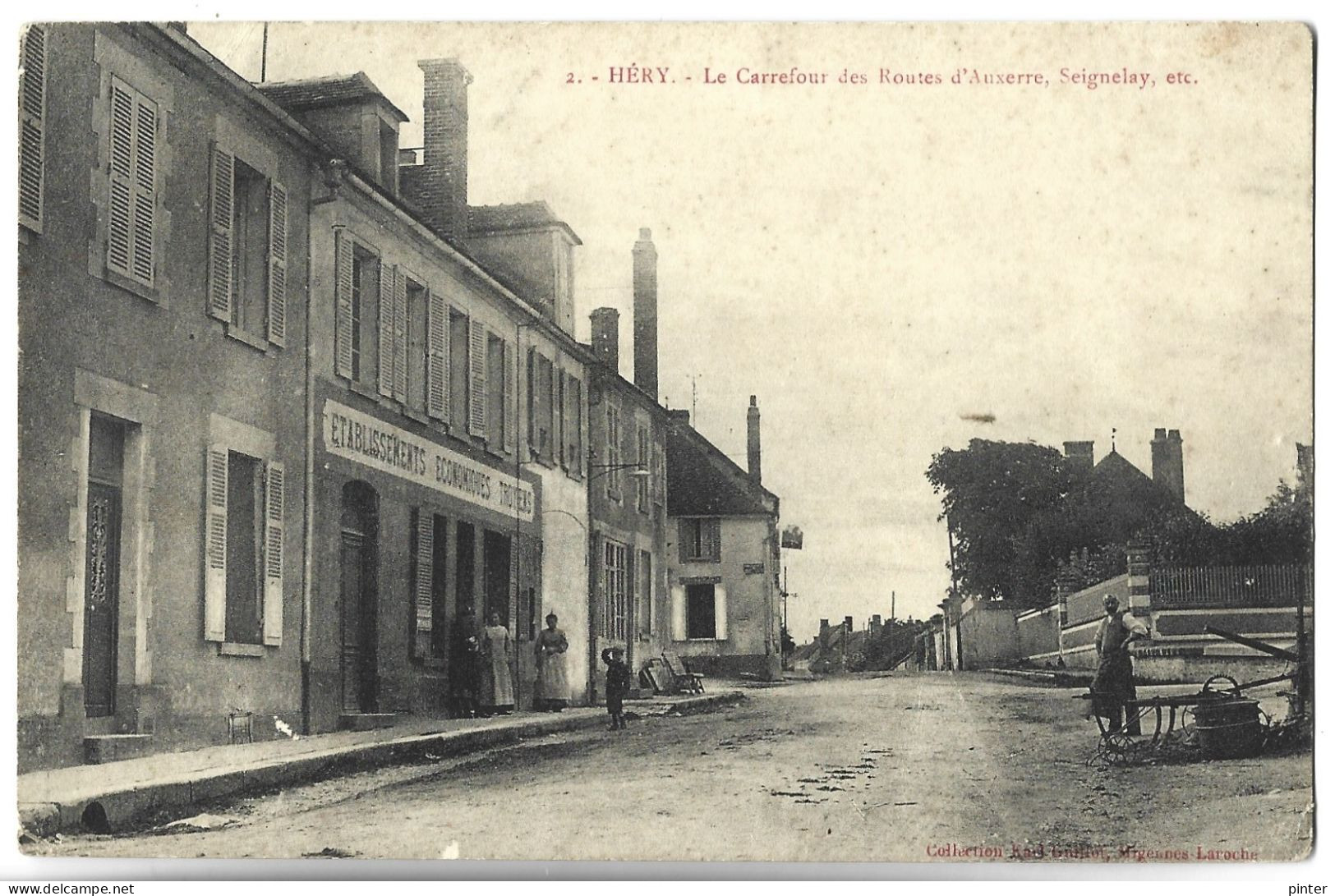 HERY - Le Carrefour Des Routes D'Auxerre, Seignelay Etc. - Hery