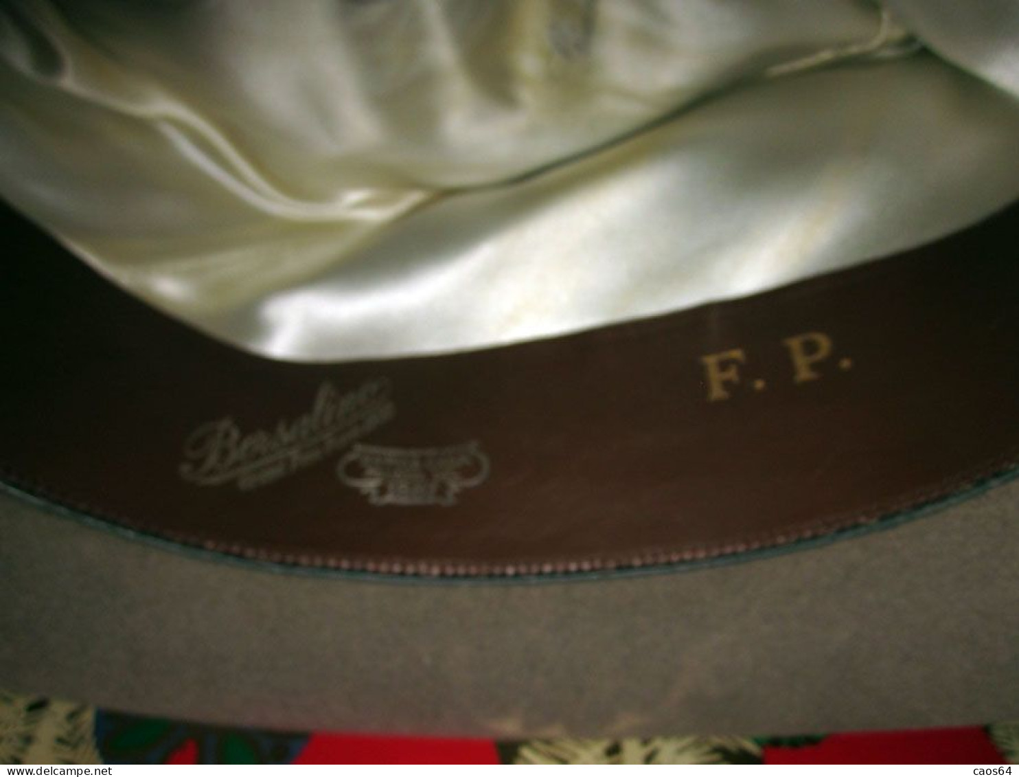 Borsalino Cappello Gian Luigi Pesce Genova Vintage - Toebehoren