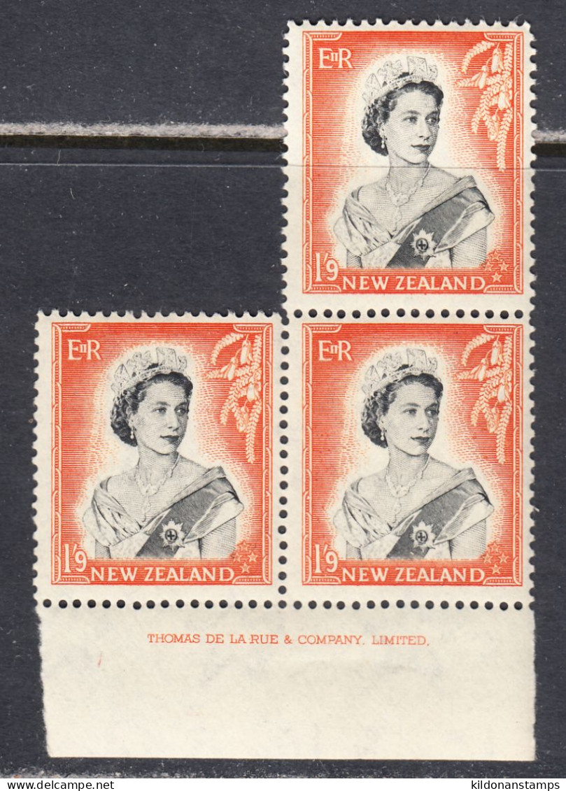 New Zealand 1953-59, Mint No Hinge, Sc# , SG 733b, Mi - Unused Stamps