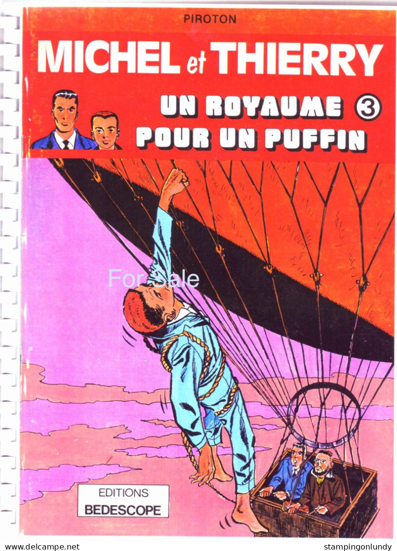 Lundy Island Puffin Stamp Complete Edition The Spirou Comic Lundy Island Adventure Retirment Sale Price Slashed! - Spirou Et Fantasio