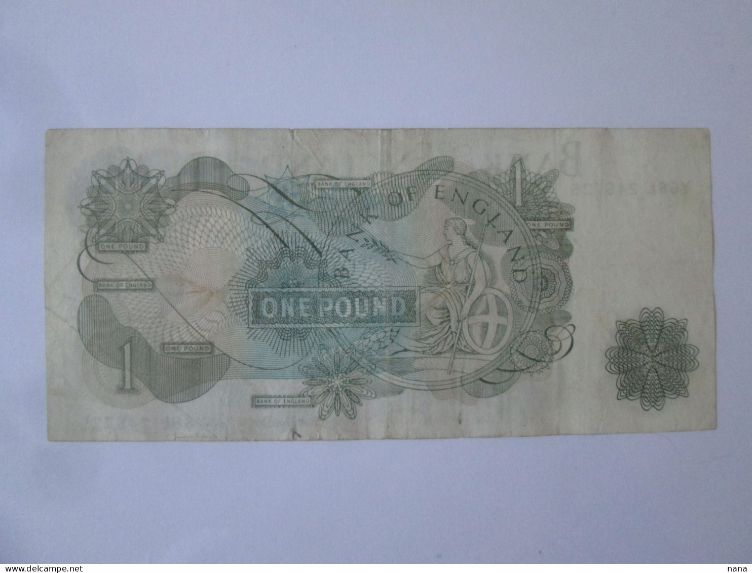 England 1 Pound 1970-1977 Sign.J.Page Banknote - 1 Pound